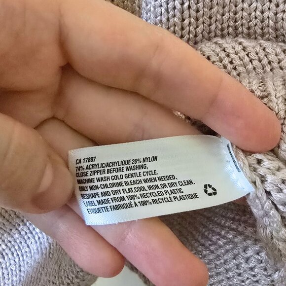 Dusty Pink GAP Knit Top w Zippers Short Sleeve Pastel Cute Womens T Shirt Size M - Picture 10 of 10